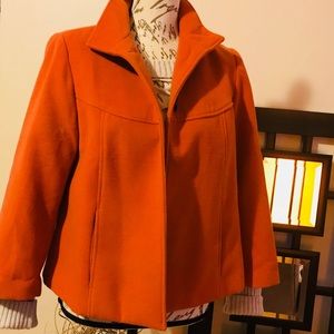 Chicho womens jacket in burnt orange.